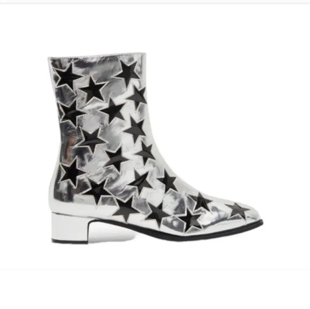 SOLD - FREE PEOPLE X JEFFREY CAMPBELL on Mars star metallic booties - Picture 3 of 4